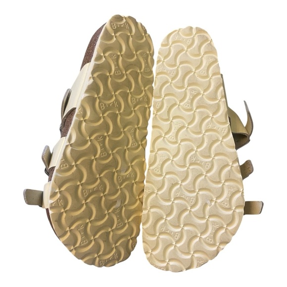 Birkenstock Franca Natural Leather Patent - High Shine Butter Sz 37 Regular - Picture 5 of 6